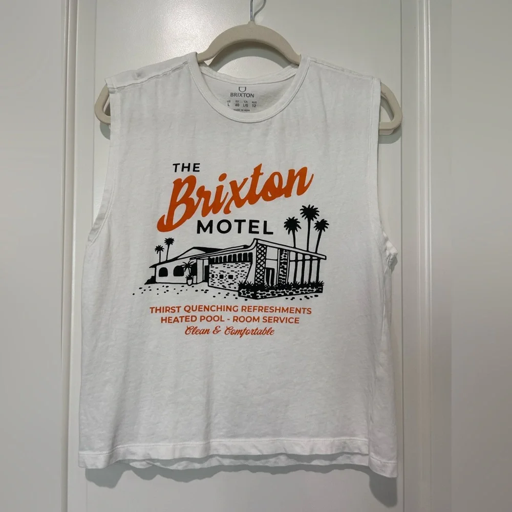 Brixton Owners Motel Oceanside Muscle Tee